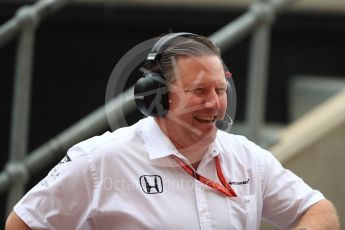 World © Octane Photographic Ltd. Formula 1 - British Grand Prix - Saturday - Practice 3. Zak Brown - Executive Director of McLaren Technology Group. Silverstone, UK. Saturday 15th July 2017. Digital Ref: 1885LB1D0672