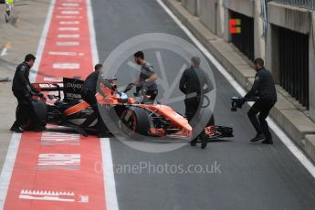 World © Octane Photographic Ltd. Formula 1 - British Grand Prix - Saturday - Practice 3. Fernando Alonso - McLaren Honda MCL32. Silverstone, UK. Saturday 15th July 2017. Digital Ref: 1885LB1D0915