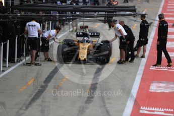 World © Octane Photographic Ltd. Formula 1 - British Grand Prix - Saturday - Practice 3. Jolyon Palmer - Renault Sport F1 Team R.S.17. Silverstone, UK. Saturday 15th July 2017. Digital Ref: 1885LB1D0955
