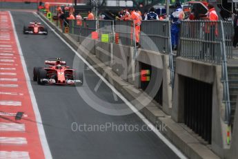 World © Octane Photographic Ltd. Formula 1 - British Grand Prix - Saturday - Practice 3. Kimi Raikkonen - Scuderia Ferrari SF70H. Silverstone, UK. Saturday 15th July 2017. Digital Ref: 1885LB1D1005