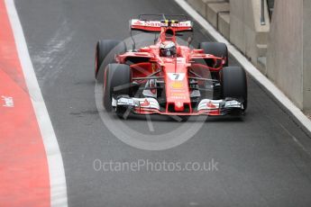 World © Octane Photographic Ltd. Formula 1 - British Grand Prix - Saturday - Practice 3. Kimi Raikkonen - Scuderia Ferrari SF70H. Silverstone, UK. Saturday 15th July 2017. Digital Ref: 1885LB1D1028