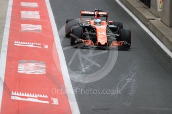 World © Octane Photographic Ltd. Formula 1 - British Grand Prix - Saturday - Practice 3. Fernando Alonso - McLaren Honda MCL32. Silverstone, UK. Saturday 15th July 2017. Digital Ref: 1885LB1D1037
