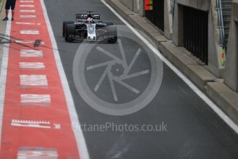 World © Octane Photographic Ltd. Formula 1 - British Grand Prix - Saturday - Practice 3. Romain Grosjean - Haas F1 Team VF-17. Silverstone, UK. Saturday 15th July 2017. Digital Ref: 1885LB1D1070
