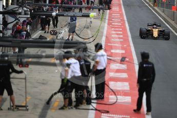 World © Octane Photographic Ltd. Formula 1 - British Grand Prix - Saturday - Practice 3. Nico Hulkenberg - Renault Sport F1 Team R.S.17. Silverstone, UK. Saturday 15th July 2017. Digital Ref: 1885LB1D1150