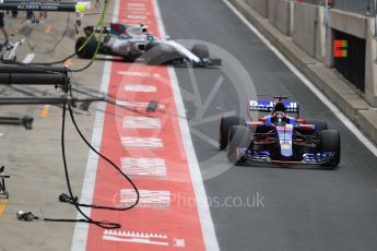 World © Octane Photographic Ltd. Formula 1 - British Grand Prix - Saturday - Practice 3. Daniil Kvyat - Scuderia Toro Rosso STR12. Silverstone, UK. Saturday 15th July 2017. Digital Ref: 1885LB1D1181