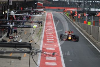 World © Octane Photographic Ltd. Formula 1 - British Grand Prix - Saturday - Practice 3. Max Verstappen - Red Bull Racing RB13. Silverstone, UK. Saturday 15th July 2017. Digital Ref: 1885LB1D1213