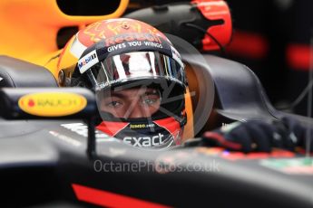 World © Octane Photographic Ltd. Formula 1 - British Grand Prix - Saturday - Practice 3. Max Verstappen - Red Bull Racing RB13. Silverstone, UK. Saturday 15th July 2017. Digital Ref: 1885LB1D1250