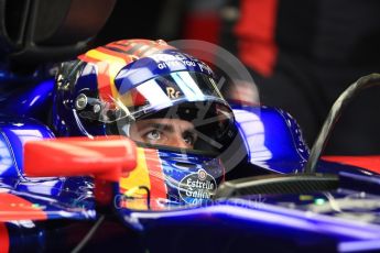 World © Octane Photographic Ltd. Formula 1 - British Grand Prix - Saturday - Practice 3. Carlos Sainz - Scuderia Toro Rosso STR12. Silverstone, UK. Saturday 15th July 2017. Digital Ref: 1885LB1D1285