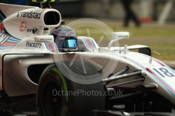 World © Octane Photographic Ltd. Formula 1 - British Grand Prix - Saturday - Practice 3. Lance Stroll - Williams Martini Racing FW40. Silverstone, UK. Saturday 15th July 2017. Digital Ref: 1885LB1D1322
