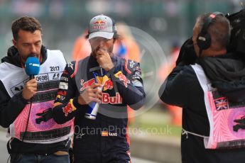 World © Octane Photographic Ltd. Formula 1 - British Grand Prix - Saturday - Practice 3. Carlos Sainz - Scuderia Toro Rosso STR12. Silverstone, UK. Saturday 15th July 2017. Digital Ref: 1885LB1D1336