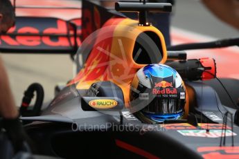 World © Octane Photographic Ltd. Formula 1 - British Grand Prix - Saturday - Practice 3. Daniel Ricciardo - Red Bull Racing RB13. Silverstone, UK. Saturday 15th July 2017. Digital Ref: 1885LB2D8260
