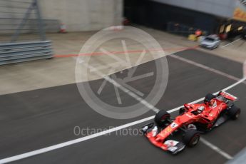 World © Octane Photographic Ltd. Formula 1 - British Grand Prix - Saturday - Practice 3. Sebastian Vettel - Scuderia Ferrari SF70H. Silverstone, UK. Saturday 15th July 2017. Digital Ref: 1885LB2D8422