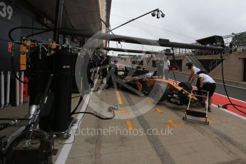 World © Octane Photographic Ltd. Formula 1 - British Grand Prix - Saturday - Practice 3. Jolyon Palmer - Renault Sport F1 Team R.S.17. Silverstone, UK. Saturday 15th July 2017. Digital Ref: 1885LB2D8576