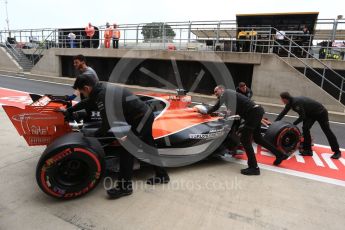 World © Octane Photographic Ltd. Formula 1 - British Grand Prix - Saturday - Practice 3. Fernando Alonso - McLaren Honda MCL32. Silverstone, UK. Saturday 15th July 2017. Digital Ref: 1885LB2D8608
