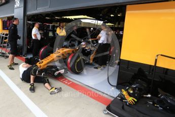 World © Octane Photographic Ltd. Formula 1 - British Grand Prix - Saturday - Practice 3. Nico Hulkenberg - Renault Sport F1 Team R.S.17. Silverstone, UK. Saturday 15th July 2017. Digital Ref: 1885LB2D8611