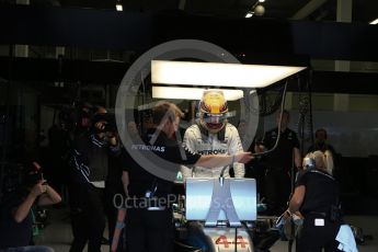 World © Octane Photographic Ltd. Formula 1 - British Grand Prix - Saturday - Practice 3. Lewis Hamilton - Mercedes AMG Petronas F1 W08 EQ Energy+. Silverstone, UK. Saturday 15th July 2017. Digital Ref: 1885LB2D8646