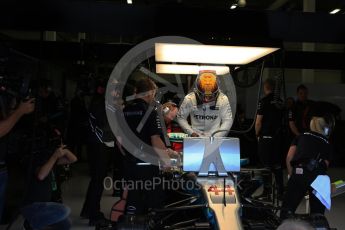 World © Octane Photographic Ltd. Formula 1 - British Grand Prix - Saturday - Practice 3. Lewis Hamilton - Mercedes AMG Petronas F1 W08 EQ Energy+. Silverstone, UK. Saturday 15th July 2017. Digital Ref: v
