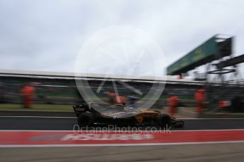 World © Octane Photographic Ltd. Formula 1 - British Grand Prix - Saturday - Practice 3. Jolyon Palmer - Renault Sport F1 Team R.S.17. Silverstone, UK. Saturday 15th July 2017. Digital Ref: 1885LB2D8799
