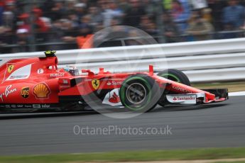 World © Octane Photographic Ltd. Formula 1 - British Grand Prix - Saturday - Qualifying. Kimi Raikkonen - Scuderia Ferrari SF70H. Silverstone, UK. Saturday 15th July 2017. Digital Ref: 1886LB1D1541