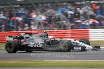 World © Octane Photographic Ltd. Formula 1 - British Grand Prix - Saturday - Qualifying. Kevin Magnussen - Haas F1 Team VF-17. Silverstone, UK. Saturday 15th July 2017. Digital Ref: 1886LB1D1683