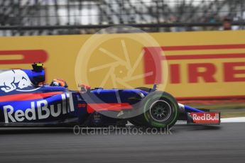 World © Octane Photographic Ltd. Formula 1 - British Grand Prix - Saturday - Qualifying. Carlos Sainz - Scuderia Toro Rosso STR12. Silverstone, UK. Saturday 15th July 2017. Digital Ref: 1886LB1D1720