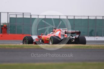 World © Octane Photographic Ltd. Formula 1 - British Grand Prix - Saturday - Qualifying. Sebastian Vettel - Scuderia Ferrari SF70H. Silverstone, UK. Saturday 15th July 2017. Digital Ref: 1886LB1D1749