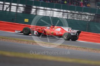 World © Octane Photographic Ltd. Formula 1 - British Grand Prix - Saturday - Qualifying. Sebastian Vettel - Scuderia Ferrari SF70H. Silverstone, UK. Saturday 15th July 2017. Digital Ref: 1886LB1D1756