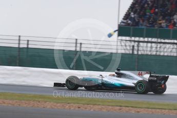 World © Octane Photographic Ltd. Formula 1 - British Grand Prix - Saturday - Qualifying. Lewis Hamilton - Mercedes AMG Petronas F1 W08 EQ Energy+. Silverstone, UK. Saturday 15th July 2017. Digital Ref: 1886LB1D1790