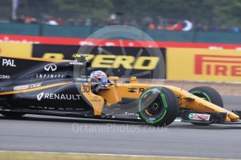 World © Octane Photographic Ltd. Formula 1 - British Grand Prix - Saturday - Qualifying. Jolyon Palmer - Renault Sport F1 Team R.S.17. Silverstone, UK. Saturday 15th July 2017. Digital Ref: 1886LB1D1919