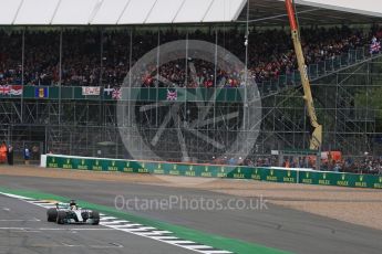 World © Octane Photographic Ltd. Formula 1 - British Grand Prix - Saturday - Qualifying. Lewis Hamilton - Mercedes AMG Petronas F1 W08 EQ Energy+. Silverstone, UK. Saturday 15th July 2017. Digital Ref: 1886LB1D1976