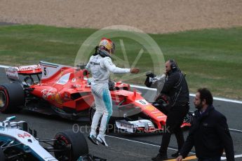 World © Octane Photographic Ltd. Formula 1 - British Grand Prix - Saturday - Qualifying. Lewis Hamilton - Mercedes AMG Petronas F1 W08 EQ Energy+. Silverstone, UK. Saturday 15th July 2017. Digital Ref: 1886LB1D2062