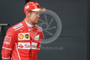 World © Octane Photographic Ltd. Formula 1 - British Grand Prix - Saturday - Qualifying. Sebastian Vettel - Scuderia Ferrari SF70H. Silverstone, UK. Saturday 15th July 2017. Digital Ref: 1886LB1D2195