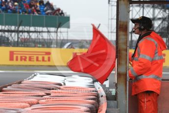 World © Octane Photographic Ltd. Formula 1 - British Grand Prix - Saturday - Qualifying. Red Flag. Silverstone, UK. Saturday 15th July 2017. Digital Ref: 1886LB2D8837