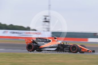World © Octane Photographic Ltd. Formula 1 - British Grand Prix - Saturday - Qualifying. Fernando Alonso - McLaren Honda MCL32. Silverstone, UK. Saturday 15th July 2017. Digital Ref: 1886LB2D9088