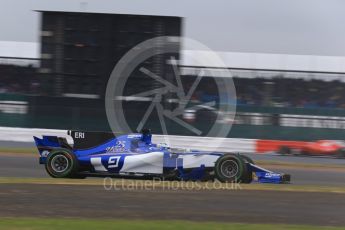 World © Octane Photographic Ltd. Formula 1 - British Grand Prix - Saturday - Qualifying. Marcus Ericsson – Sauber F1 Team C36. Silverstone, UK. Saturday 15th July 2017. Digital Ref: 1886LB2D9114