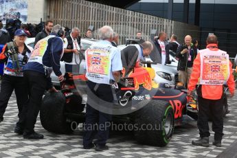 World © Octane Photographic Ltd. Formula 1 - British Grand Prix - Saturday - Qualifying. Daniel Ricciardo - Red Bull Racing RB13. Silverstone, UK. Saturday 15th July 2017. Digital Ref: 1886LB2D9320