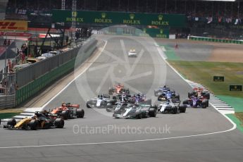 World © Octane Photographic Ltd. Formula 1 - British Grand Prix - Sunday - Race. Valtteri Bottas - Mercedes AMG Petronas F1 W08 EQ Energy+. Silverstone, UK. Sunday 16th July 2017. Digital Ref: 1892LB1D3864