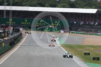 World © Octane Photographic Ltd. Formula 1 - British Grand Prix - Sunday - Race. Lewis Hamilton - Mercedes AMG Petronas F1 W08 EQ Energy+. Silverstone, UK. Sunday 16th July 2017. Digital Ref: 1892LB1D3900