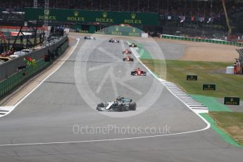 World © Octane Photographic Ltd. Formula 1 - British Grand Prix - Sunday - Race. Lewis Hamilton - Mercedes AMG Petronas F1 W08 EQ Energy+. Silverstone, UK. Sunday 16th July 2017. Digital Ref: 1892LB1D3910