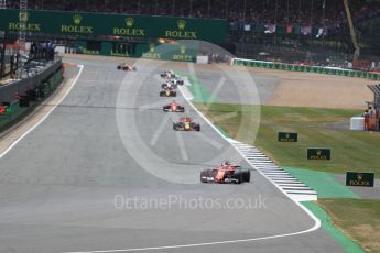 World © Octane Photographic Ltd. Formula 1 - British Grand Prix - Sunday - Race. Kimi Raikkonen - Scuderia Ferrari SF70H. Silverstone, UK. Sunday 16th July 2017. Digital Ref: 1892LB1D3915