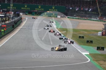 World © Octane Photographic Ltd. Formula 1 - British Grand Prix - Sunday - Race. Nico Hulkenberg - Renault Sport F1 Team R.S.17. Silverstone, UK. Sunday 16th July 2017. Digital Ref: 1892LB1D3937