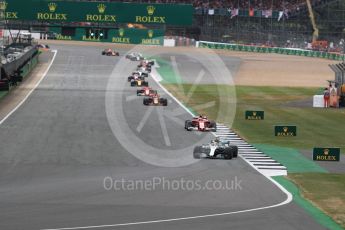 World © Octane Photographic Ltd. Formula 1 - British Grand Prix - Sunday - Race. Lewis Hamilton - Mercedes AMG Petronas F1 W08 EQ Energy+. Silverstone, UK. Sunday 16th July 2017. Digital Ref: 1892LB1D4086
