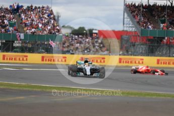 World © Octane Photographic Ltd. Formula 1 - British Grand Prix - Sunday - Race. Lewis Hamilton - Mercedes AMG Petronas F1 W08 EQ Energy+. Silverstone, UK. Sunday 16th July 2017. Digital Ref: 1892LB1D4133