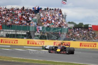 World © Octane Photographic Ltd. Formula 1 - British Grand Prix - Sunday - Race. Max Verstappen - Red Bull Racing RB13. Silverstone, UK. Sunday 16th July 2017. Digital Ref: 1892LB1D4156