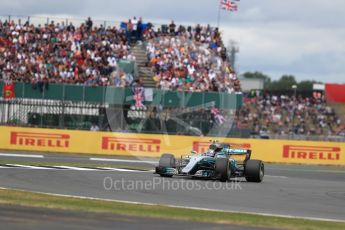 World © Octane Photographic Ltd. Formula 1 - British Grand Prix - Sunday - Race. Valtteri Bottas - Mercedes AMG Petronas F1 W08 EQ Energy+. Silverstone, UK. Sunday 16th July 2017. Digital Ref: 1892LB1D4160