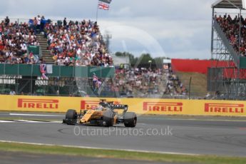 World © Octane Photographic Ltd. Formula 1 - British Grand Prix - Sunday - Race. Nico Hulkenberg - Renault Sport F1 Team R.S.17. Silverstone, UK. Sunday 16th July 2017. Digital Ref: 1892LB1D4167