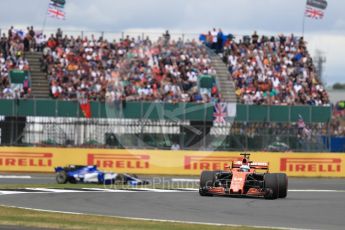 World © Octane Photographic Ltd. Formula 1 - British Grand Prix - Sunday - Race. Fernando Alonso - McLaren Honda MCL32. Silverstone, UK. Sunday 16th July 2017. Digital Ref: 1892LB1D4196