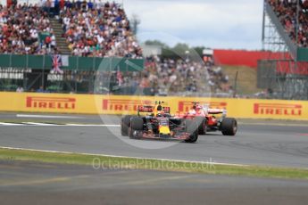 World © Octane Photographic Ltd. Formula 1 - British Grand Prix - Sunday - Race. Max Verstappen - Red Bull Racing RB13. Silverstone, UK. Sunday 16th July 2017. Digital Ref: 1892LB1D4237