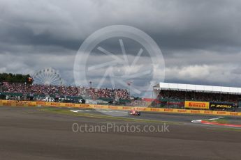 World © Octane Photographic Ltd. Formula 1 - British Grand Prix - Sunday - Race. Kimi Raikkonen - Scuderia Ferrari SF70H. Silverstone, UK. Sunday 16th July 2017. Digital Ref: 1892LB2D0126