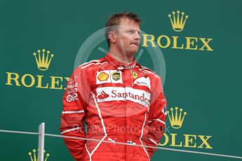 World © Octane Photographic Ltd. Formula 1 - British Grand Prix - Sunday - Race Podium. Kimi Raikkonen - Scuderia Ferrari SF70H. Silverstone, UK. Sunday 16th July 2017. Digital Ref: 1893LB1D4722